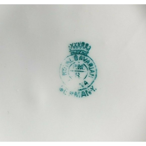 Vintage Royal Bavarian Teapot With Angel Print Gold Design Made In Germany - Picture 4 of 12